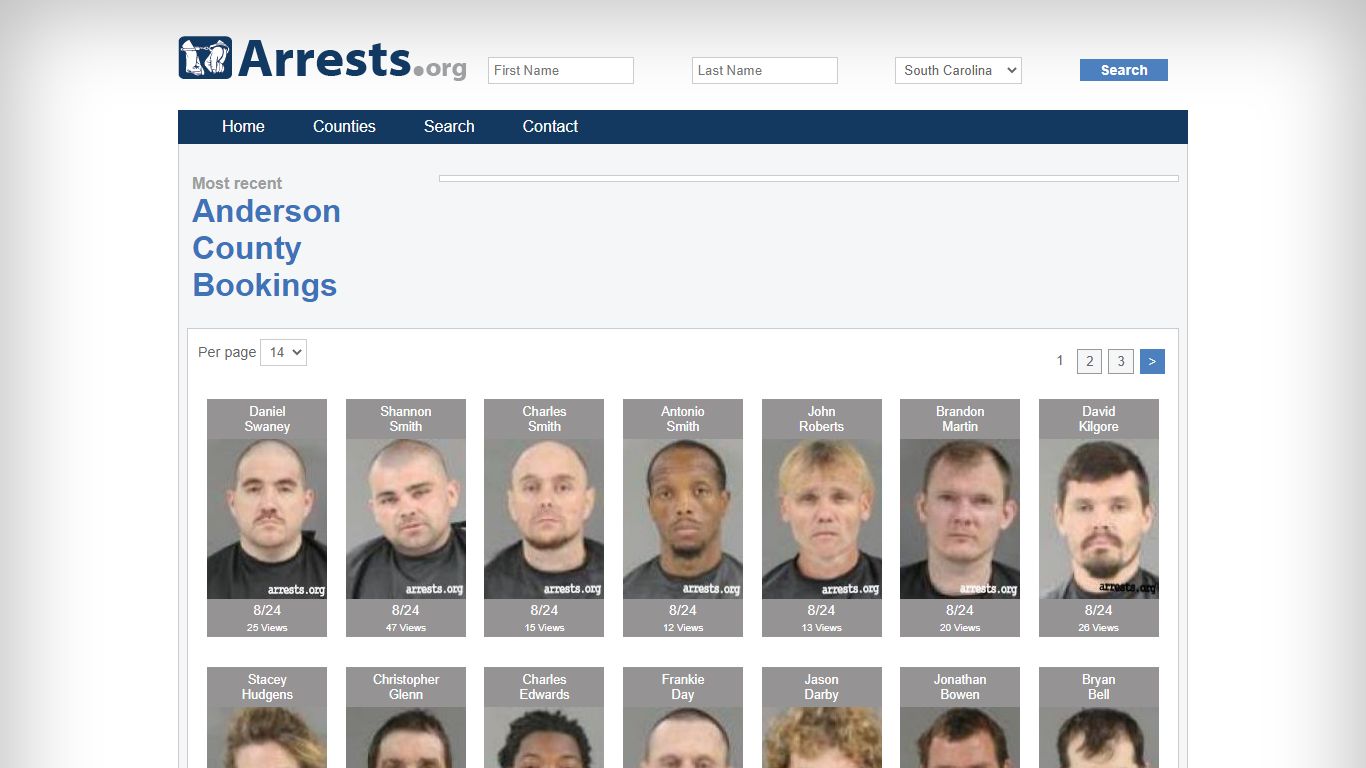 Anderson County Arrests and Inmate Search